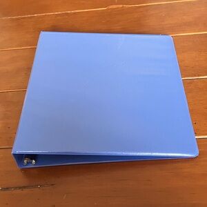 Blue Staples Binder